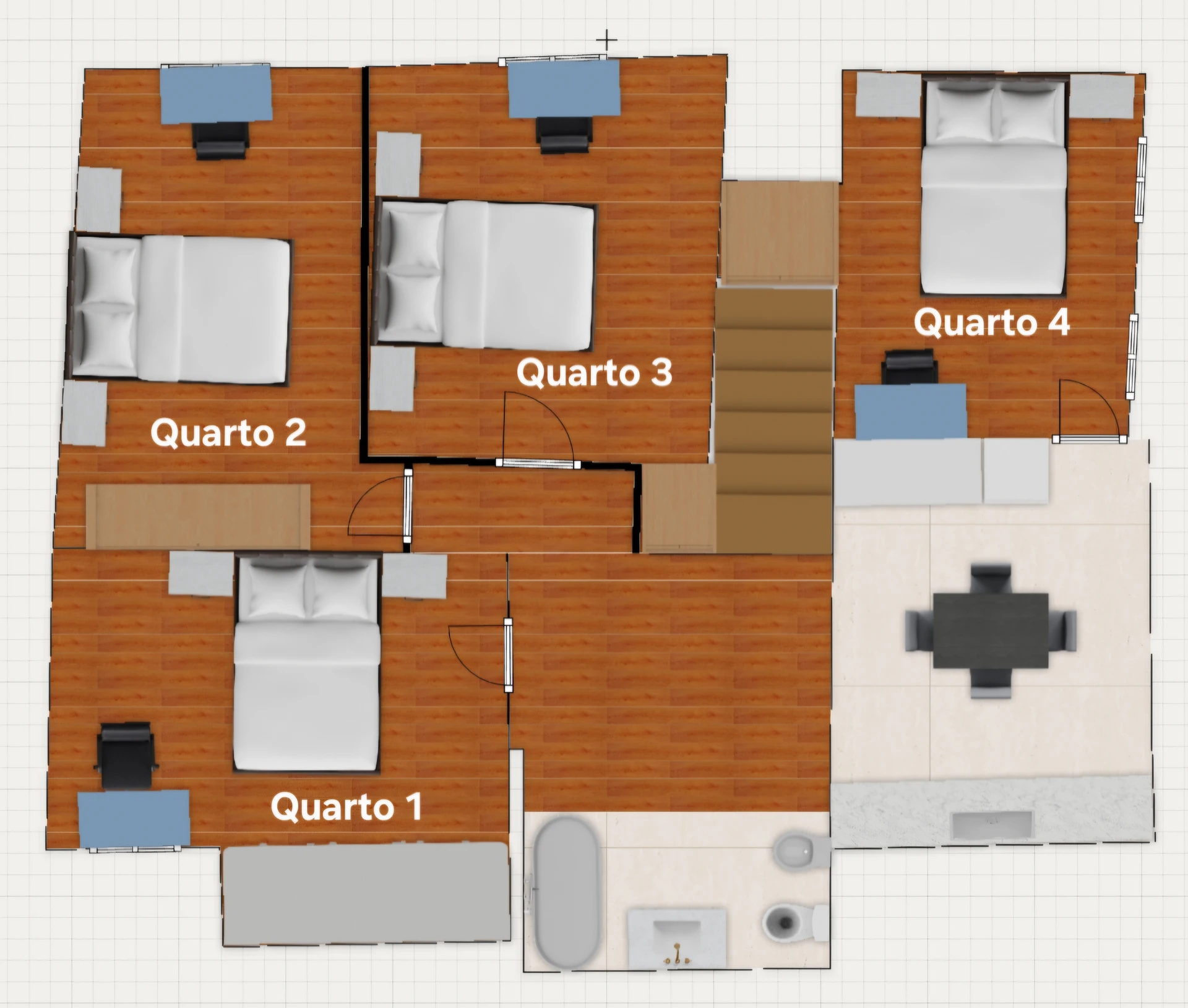Spacious Bedroom