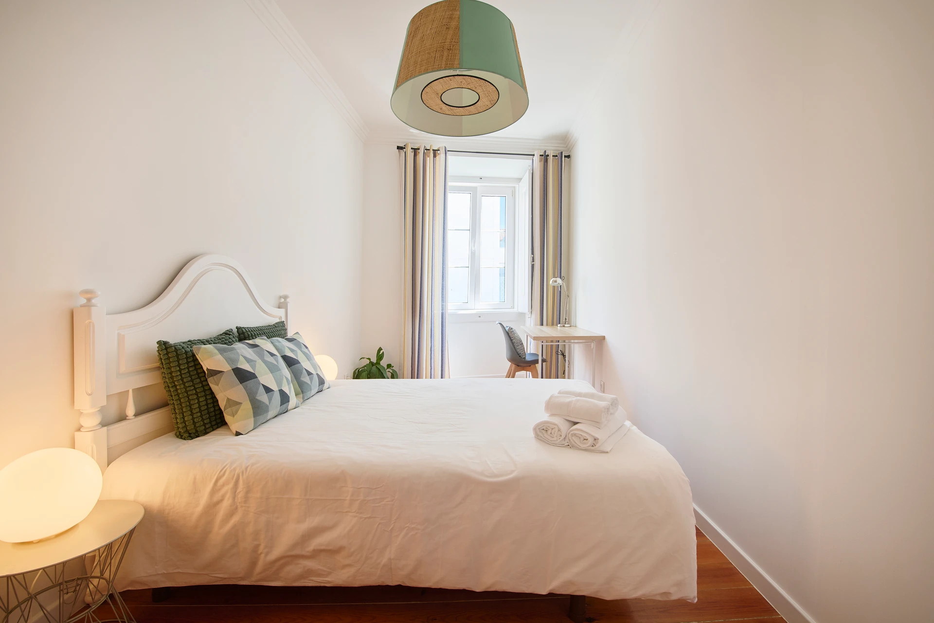 Quarto em apartamento com vista fantástica sobre a cidade