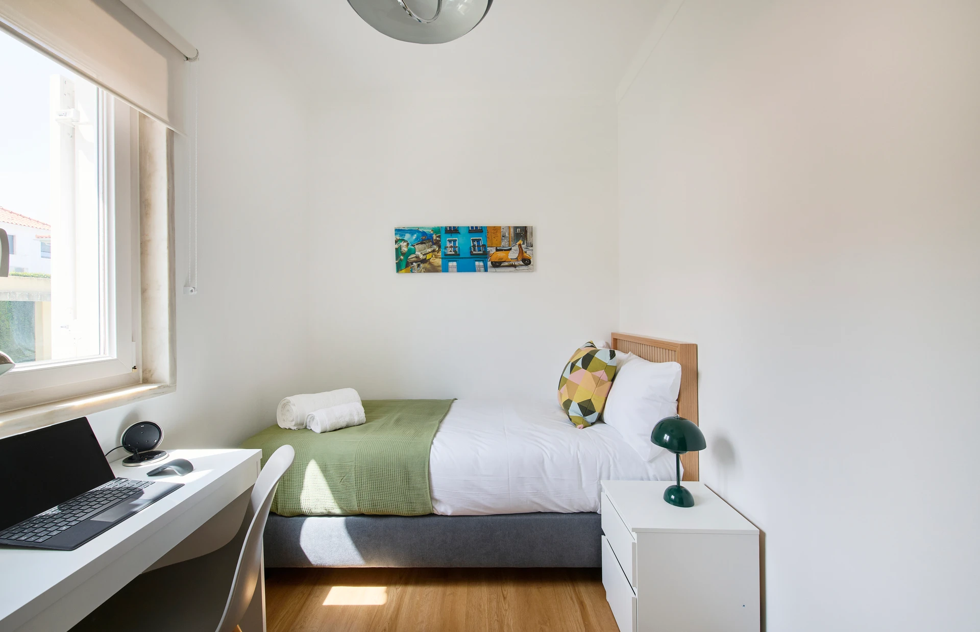 Quarto individual acolhedor perto da estação de Benfica, foto 4